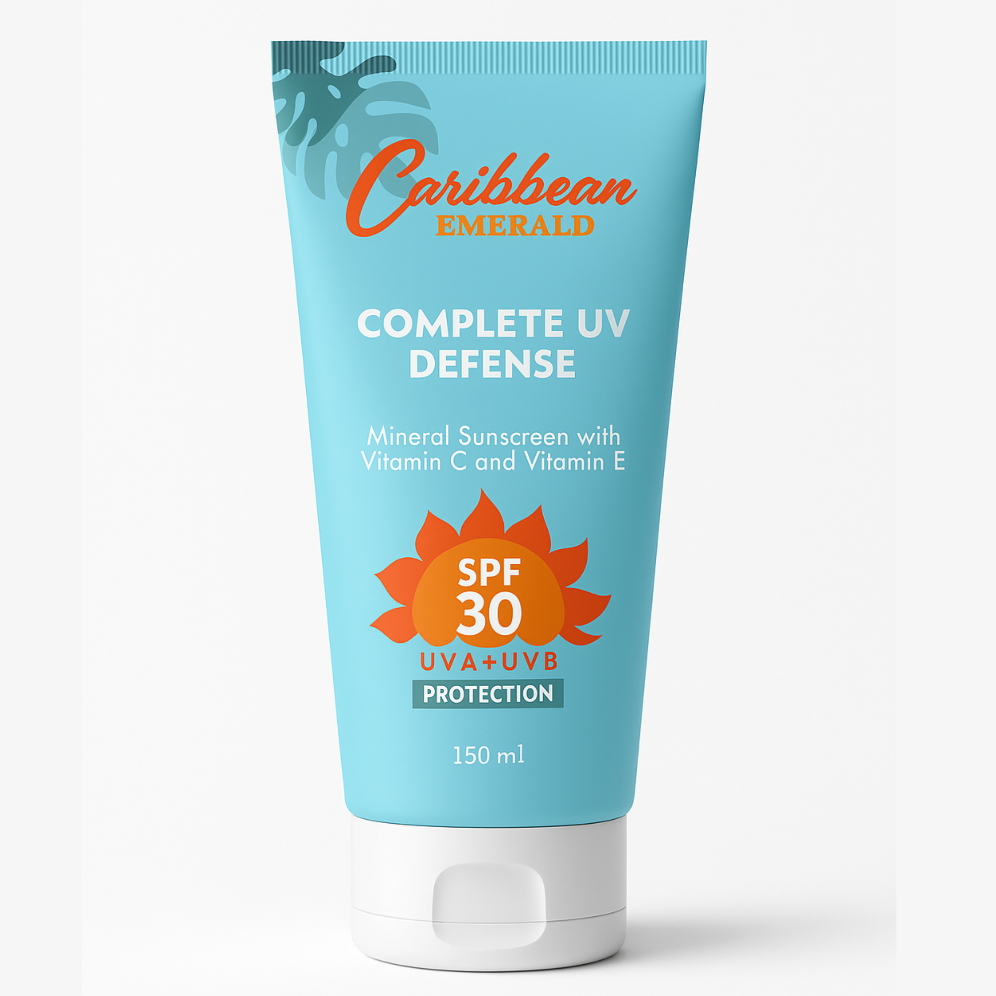 Reef-safe SPF 30 mineral sunscreen tube